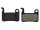 Bicycle Disc Brake Pads Set with Mounting Spring, Black