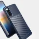 Sony Xperia 10 III / 10 III Lite Thunder Series Twill Texture TPU Mobile Phone Cover Case, Blue | Чехол для...