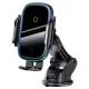 Baseus Smart Automašīnas Telefona Turētājs ar Bezvadu Uzlādes Funkciju un Sensoru 15W, Melns | Phone Bracket...