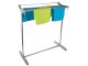 Compact Clothes Drying Rack, Small Portable Laundry Dryer for Balcony, Grey