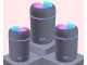 Мини-увлажнитель воздуха и аромадиффузор с RGB подсветкой USB, серый