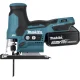 Аккумуляторный маятниковый лобзик Makita DJV185RF1J 18V LXT с АКБ 3.0 Ач и ЗУ