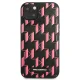 Чехол Karl Lagerfeld Monogram Plaque для iPhone 13 mini, розовый