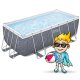 Bestway 56722 Karkasa baseins 412x201x122 cm
