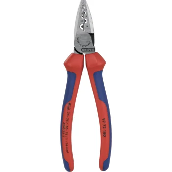 Пресс-клещи для наконечников проводов Knipex 97 72 180, 0.25-16 мм²