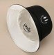 Divpusēja bucket hat cepure BQ46C, melna / balta