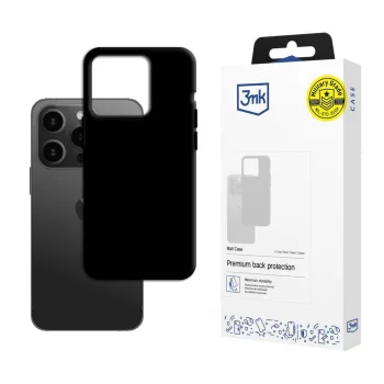 Чехол 3Mk Protection Matt Case для Apple iPhone 15 Pro Max, черный