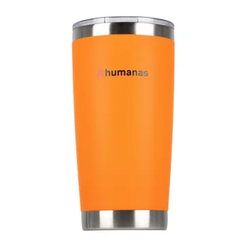 Thermal Mug Humanas Fluo 600 ml - Orange