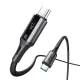 Joyroom S-A60 StarTalk USB-C uz USB-C kabelis 100W 1.2m, melns