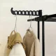Складная вертикальная сушилка для белья, черная
