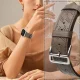 Dabīgās ādas siksniņa Apple Watch 38 / 40 / 41 mm, tumši brūna