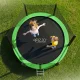 Садовый батут 4Fizjo CLASSIC 252 см (8FT) с защитной сеткой и лестницей,...