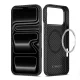 Чехол Tech-Protect Ion Carbon MagSafe для Apple iPhone 18 Pro / 17 Pro, черно-серебристый
