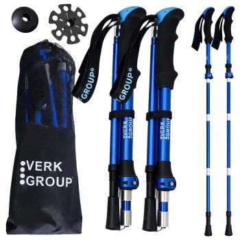 Verk Group Nordic Walking Trekkinga Nūju Komplekts ar Somu, Zilas