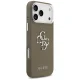 Guess Grained Big 4G Classic Logo maciņš iPhone 17 Pro Max – brūns | Phone Case Cover