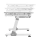 Ergonomisks bērnu rakstāmgalds Ergo Office ER-417, regulējams augstums, pelēks