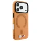 Чехол BMW M IML Frosted Metal Logo MagSafe для iPhone 17 / 18 Pro Max, оранжевый