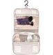 Дорожная женская косметичка-органайзер, кремовая