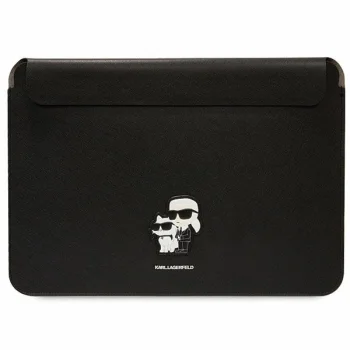 Чехол-конверт Karl Lagerfeld Saffiano Karl&Choupette для ноутбука 16", черный