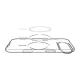 Spigen iPhone 17 / 17 Air vāciņš Liquid Crystal Mag, caurspīdīgs / balts