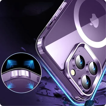 Tech-Protect FlexAir Hybrid MagSafe vāciņš Samsung Galaxy S24 Ultra caurspīdīgs