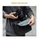 K&F Concept Camera Sling Bag 5L fotokameras soma, tumši zila