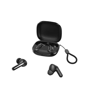 Беспроводные наушники XO G53 TWS Bluetooth ANC ENC с футляром, черные