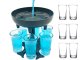 Alcohol Drink Dispenser, Liquor Pourer + 6 Shot Glasses