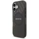 Mercedes AMG Double Layer Transparent Rhombs MagSafe Case for iPhone 17 - Black/Red