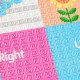 Double-sided Foldable Foam Play Mat Pad Rug for Kids, Words/Giraffe, 198x179cm