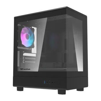 Darkflash DB330M datora korpuss ar 3 ventilatoriem, melns