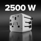 SBS TEADAPTUNI Universal Travel Adapter, White