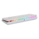 Bezvadu mehāniskā tastatūra Motospeed SK62 White (zils slēdzis) | Wireless mechanical keyboard