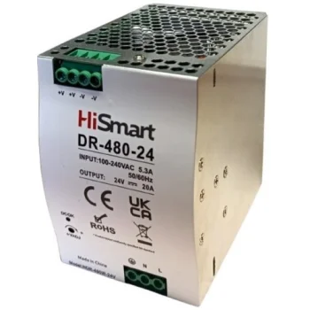 Barošanas bloks uz DIN sliedes 24V 20A 480W