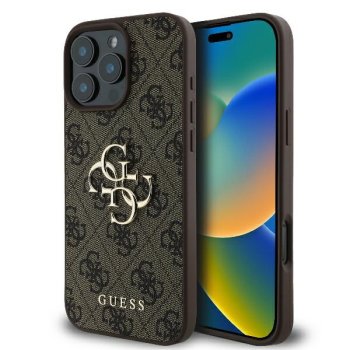 Guess iPhone 16 Pro Max Case 4G Big Logo, Brown