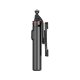 Selfie stick WC13YDS telescopic tripod 1.3m with double lamp and phone holder - black