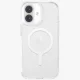 Uniq iPhone 17 vāciņš LifePro Xtreme Magclick Charging, caurspīdīgs ar spīdumiem