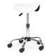 Modernhome BC004-W Ergonomic Saddle Stool for Salons, White