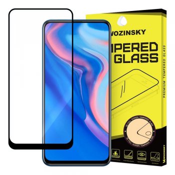 5D aizsargstikls Huawei P Smart Z / Y9 Prime 2019, melns pilna pārklājuma (Tempered Glass)