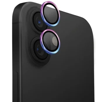 UNIQ Optix alumīnija kameras objektīva aizsargstikls ar aplikatoru iPhone 16 / Plus - pārsteidzošs | Aluminum...