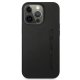Mercedes-AMG Leather Hot Stamped vāciņš iPhone 13 Pro / 13 - Melns