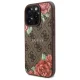 Guess iPhone 16 Pro Max Case 4G Flowers Print MagSafe, Brown