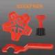 Bigstren Daudzreizlietojama flīžu līmeņošanas sistēma, 150 gab. + atslēgas