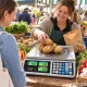 Elektroniskie tirdzniecības svari ar cenu kalkulāciju LCD 40 kg / 2 g