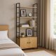 Industriālais loft stila plaukts ar skapīti 4 līmeņi ModernHome