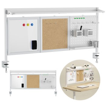 Настольный органайзер / перегородка Ergo Office ER-300 W, белый