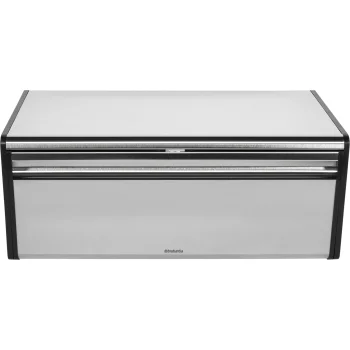 Brabantia maizes kaste ar nolaižamu vāku, matēts tērauds