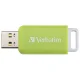 USB-флешка Verbatim DataBar 32 ГБ USB 2.0, зеленая (49454)