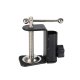 Adjustable LED Magnifying Desk Lamp with Swing Arm, Clamp and Base, Black