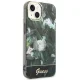 Guess vāciņš iPhone 14 / 15 / 13 Jungle Collection, zaļš